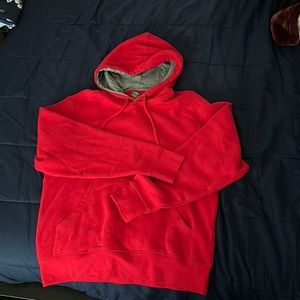 Red hoodie